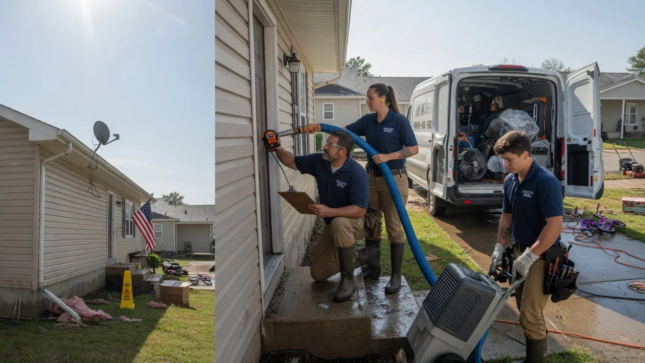 Ceiling Water Damage Restoration in Muldoon, TX near me